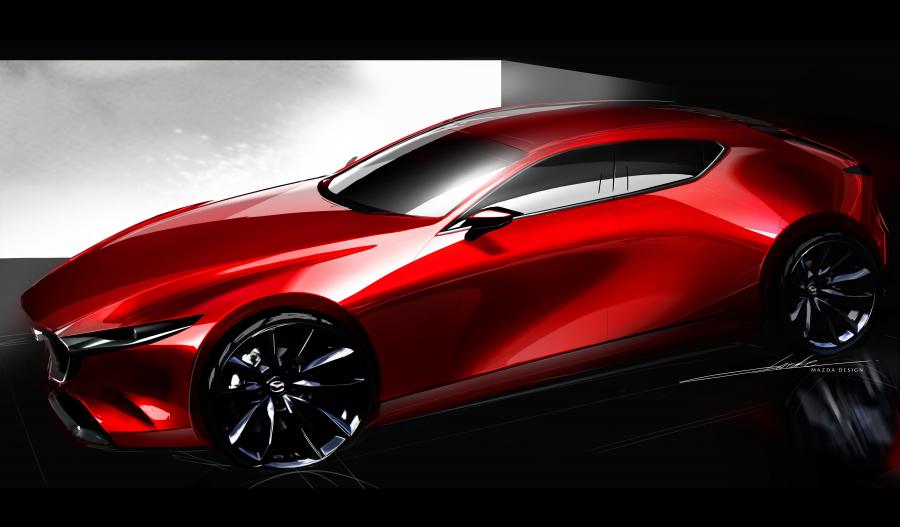 Эскиз Mazda3 Hatchback 2019 года  (NA) (фото 25 из 61)